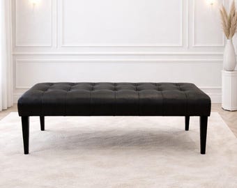 Banc élégant capitonné – design intemporel & personnalisable