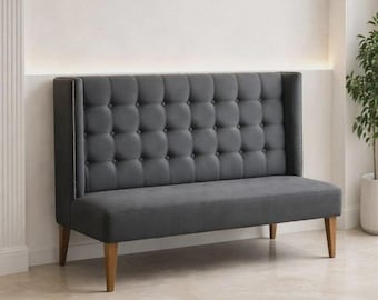 Custom-made upholstered bench – Handcrafted