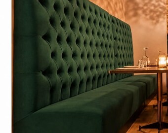 Banquette rembourrée capitonné - restaurants, cafés, hôtels, bureaux, cuisine, véranda
