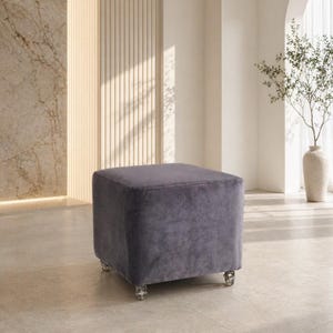 Pouf compact avec roulettes – pratique, élégant & personnalisable
