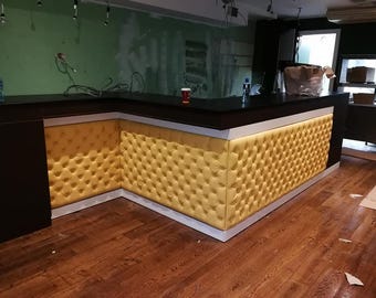 Panneau mural capitonné sur mesure