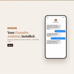 Paquete de Asistente Ejecutivo OpenClaw / Preparación del Calendario de Triage de Bandeja de Entrada con IA / Habilidades SOUL HEARTBEAT