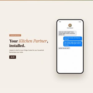 Paquete de asistente de cocina OpenClaw / Socio de cocina con IA, escalado de recetas, planificación del refrigerador / Habilidades SOUL HEARTBEAT