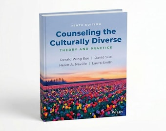 Asesoramiento a personas de diversas culturas, 9.ª edición (libro de bolsillo) de Derald Wing Sue / Libro de texto de asesoramiento multicultural