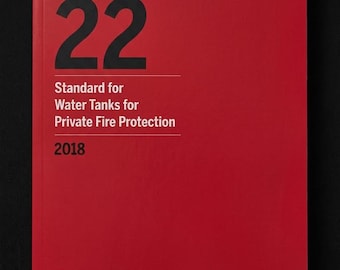 Norma NFPA 22 para tanques de agua / Protección privada contra incendios (Edición 2018)