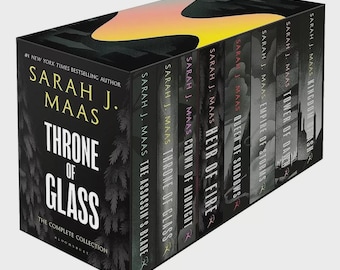 Colección de fantasía en rústica: Trono de Cristal (8 libros) de Sarah J. Maas