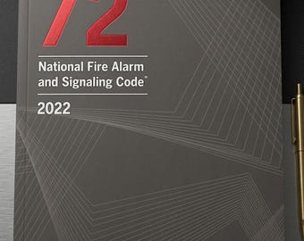 NFPA 72 Código Nacional de Alarmas contra Incendios 2022 (Libro de bolsillo) / Normas de señalización