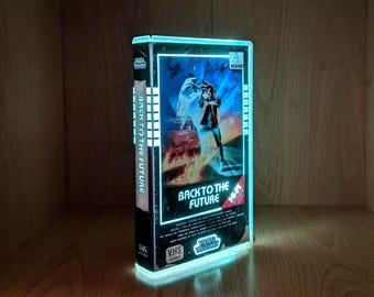 Back to The future Upcycled VHS Case Display Light