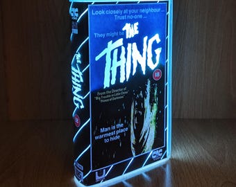 The Thing 1982 VHS case display light