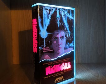Nightmare On Elm Street Upcycled VHS Case Light