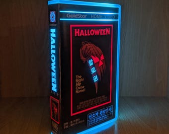 Halloween 1978 (KOR) Upcycled VHS Case Display Light