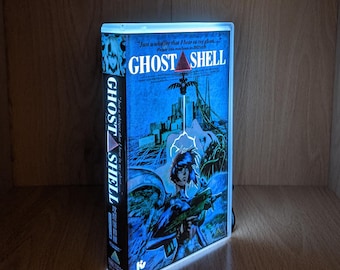 Ghost In The Shell Upcycled VHS Case Display Light