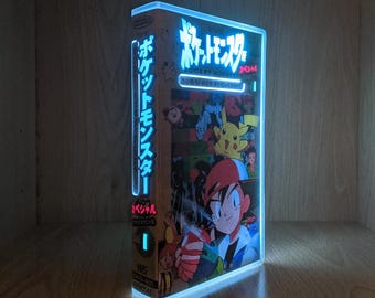Pokémon Anime VHS Case Display light