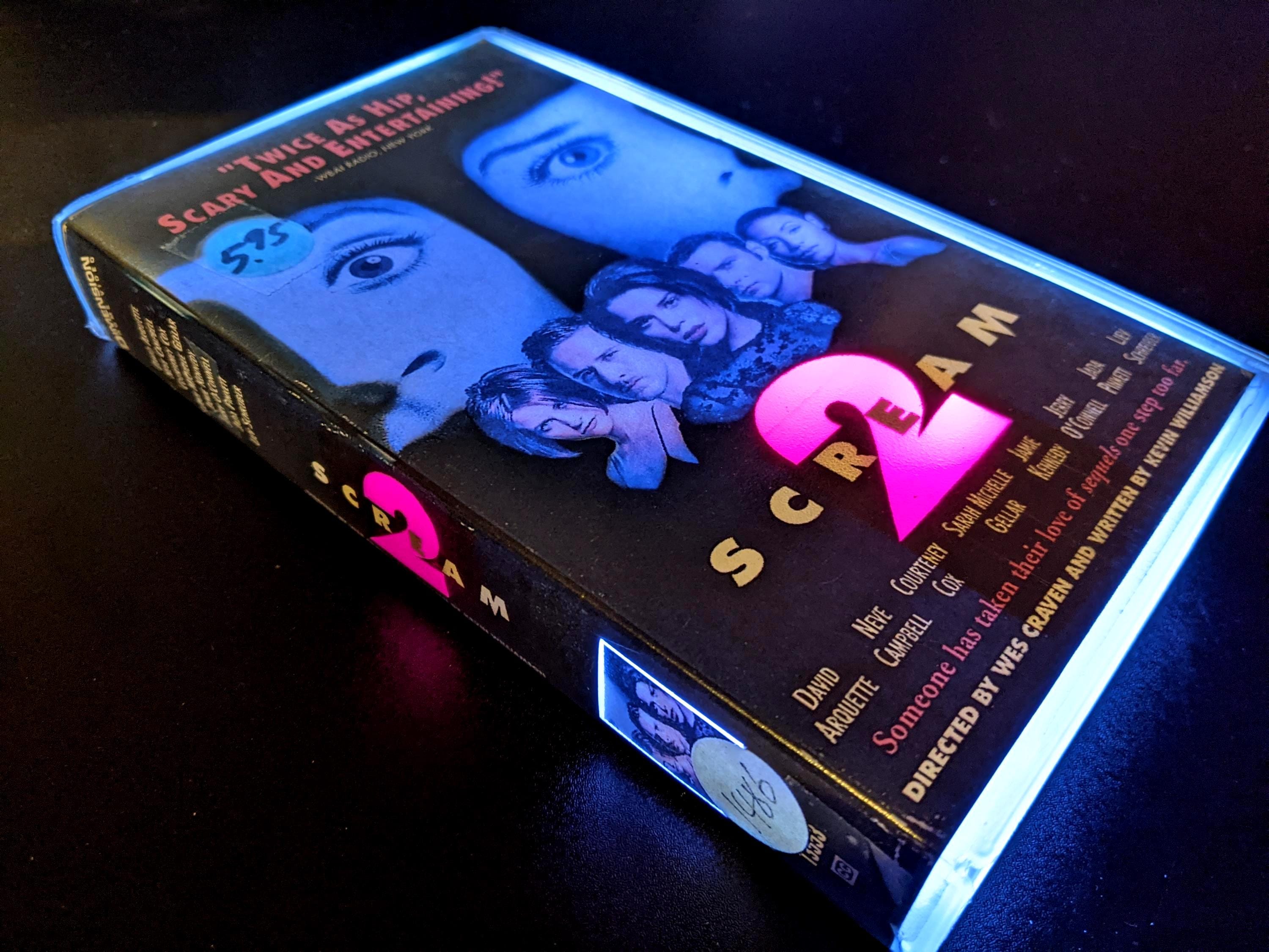 Scream Display Case Scream 2 VHS Case Display Light - Etsy