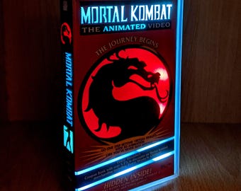 Mortal Kombat Animated VHS Case Display Light