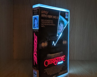 Christine 1983 Upcycled VHS Case Display Light