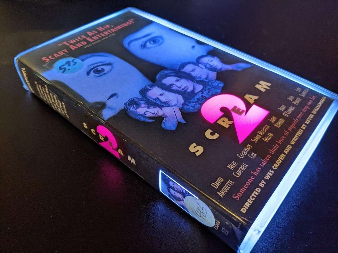 Scream Library Case Scream 2 VHS Case Display Light - Etsy Australia