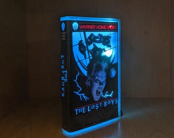 The Lost Boys Upcycled VHS Case Display Light