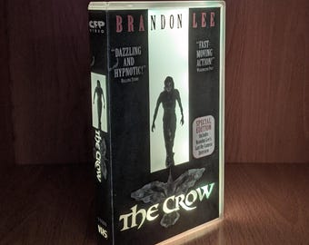 The Crow 1994 Upcycled VHS Case Display Light
