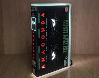 Anaconda 1997 Upcycled VHS Case Display Light