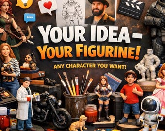 Made-to-Order 3D Printed Figurines – Personalize Your Design