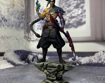 League of Legends Kayn Figure – Artisan Hand-Painted 3D Printed Collectible for Gamers