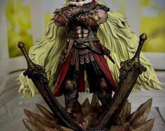 Elden Consort Radahn with Miquella Figure | Premium Hand Painted Statue | 3D Printed Fantasy Collectible | Boss Display Model