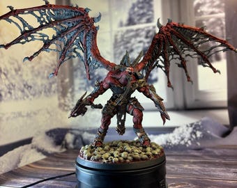 Von Skarbrand inspirierte Dämonenfigur - Große handbemalte 3D-gedruckte Statue