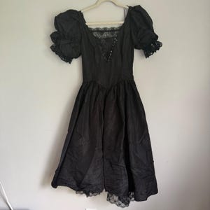 Gunne Sax Dress Black - Etsy