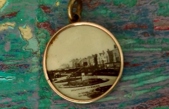 Antique Victorian Picture Locket/Charm | St. Anne… - image 2