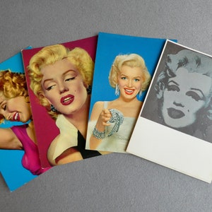 Vintage Marilyn Monroe Postales / Santoro Gráfico Londres Postales / 80s Postales / Hollywood Memorabilia / Regalo de Navidad