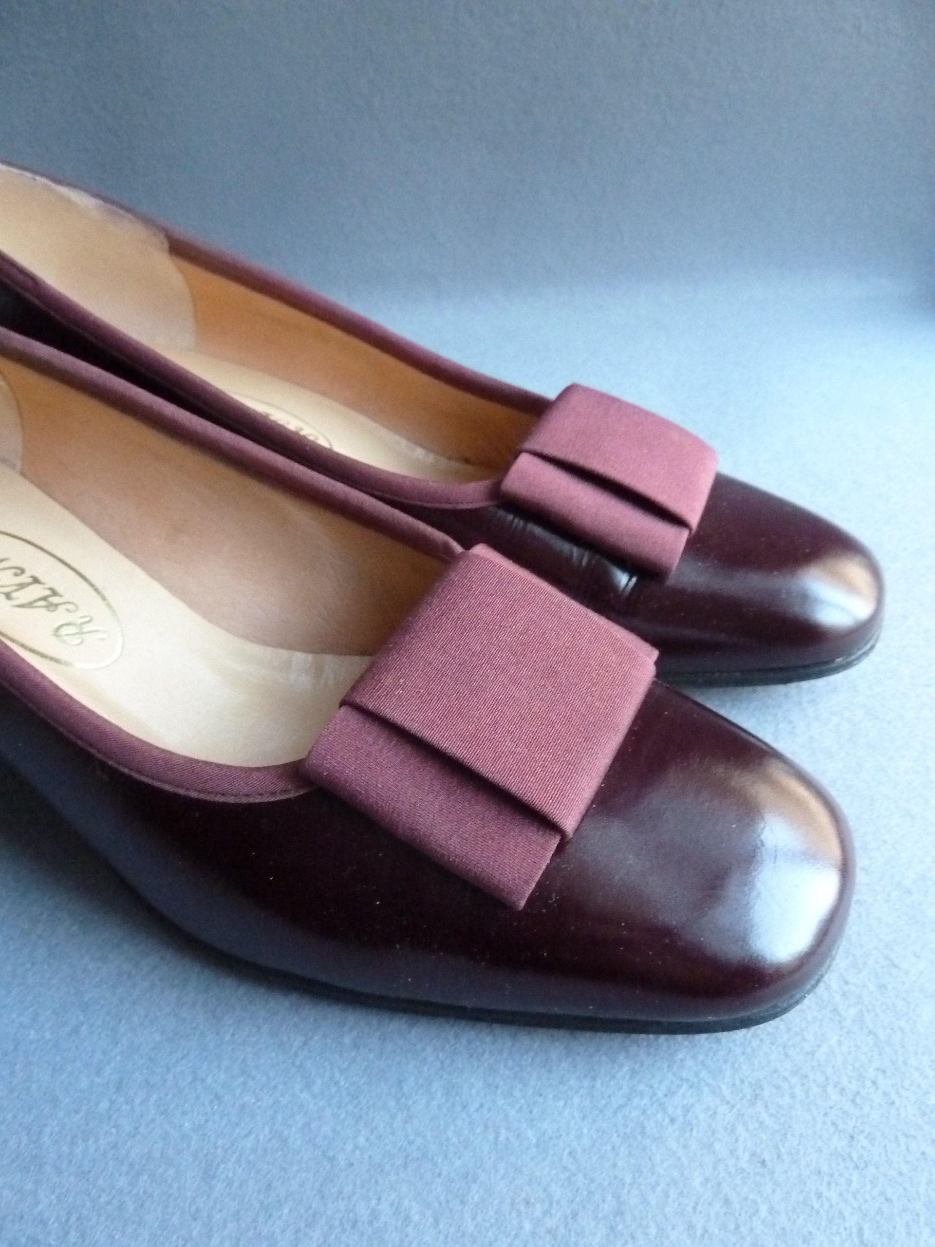 Vintage Burgundy Rayne Shoes Queen and Queen Mother Shoes - Etsy Australia