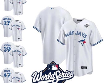 Custom Toronto Blue Jays 2025 White Collection Stadium Baseball Jersey, Personalized Stitched Name Number Fan Shirt Men/Youth Size
