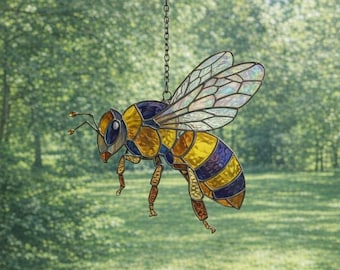 Mönster av geting i målat glas, nybörjarvänligt (PDF-nedladdning)