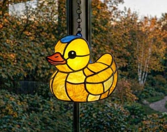 Stained Glass Duck Pattern, Beginner Friendly (PDF Download)
