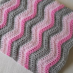 Ensemble De 2 Pdf Crochet Couverture Bebe Orne De Rangs Etsy