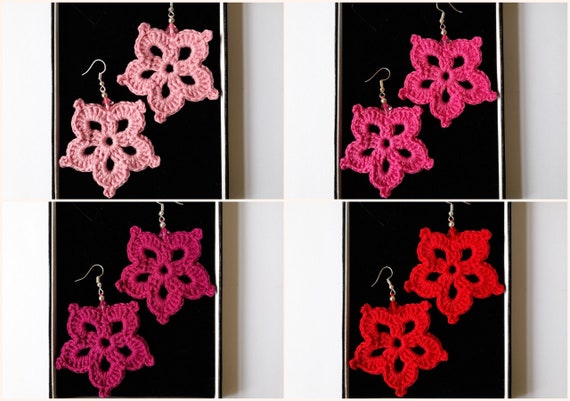 Heather pink earring Heather pink earring