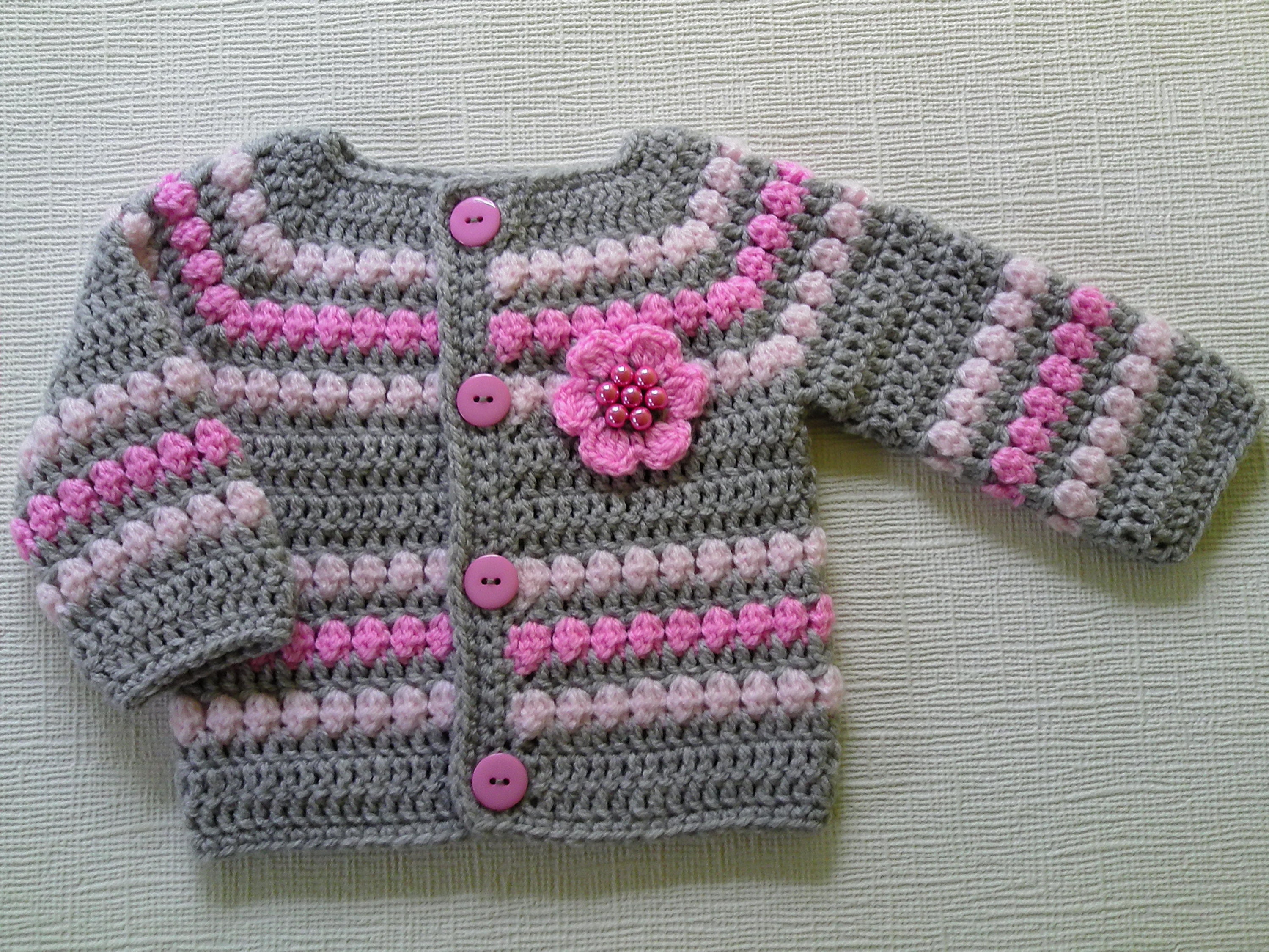 Crochet Baby Sweater Cardigan and Hat Set Baby Shower Gift - Etsy UK