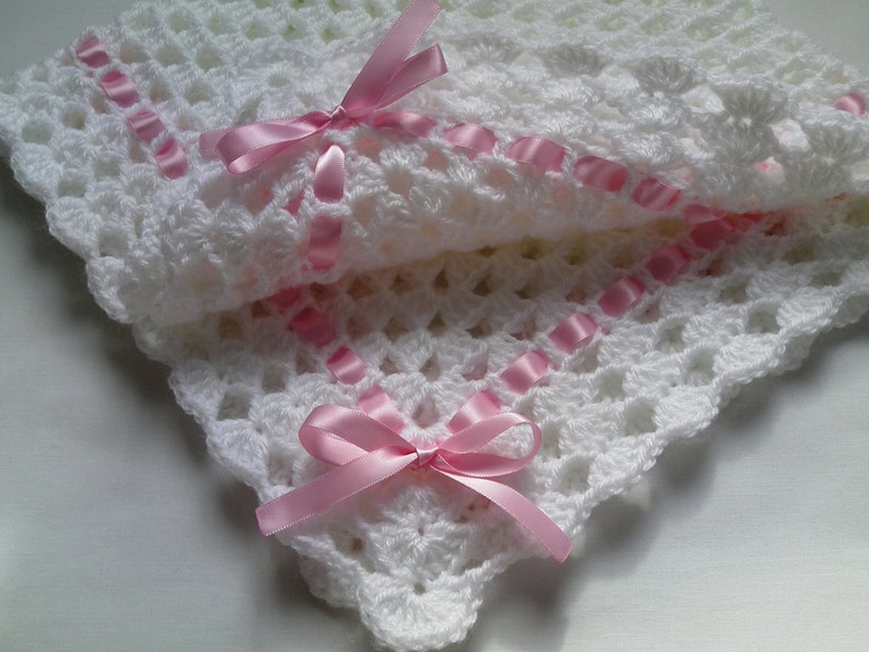 Crochet Pattern Baby Blanket Hat and Booties Set PDF File Etsy