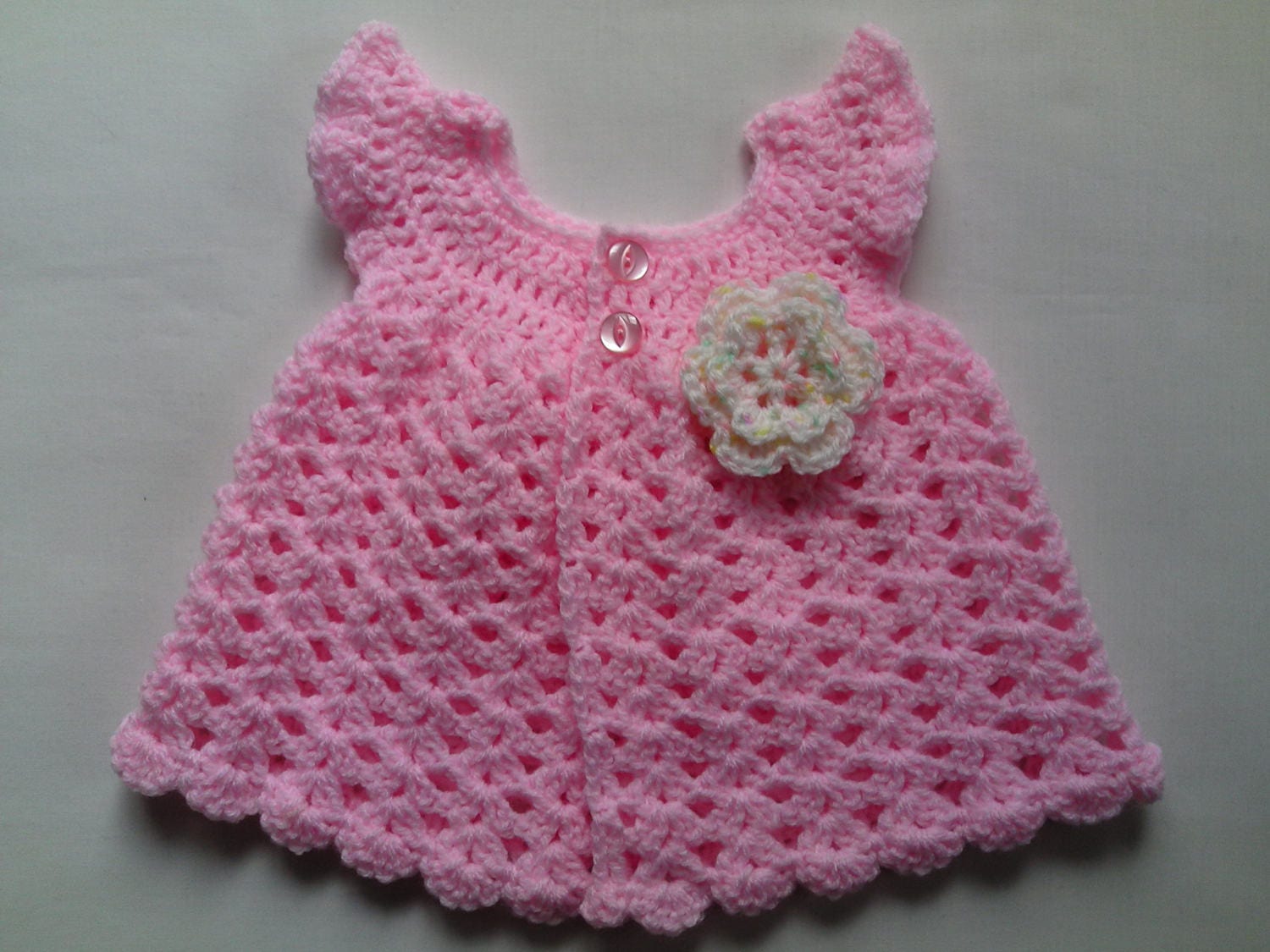 Crochet Baby dress and headband pattern PDF file tutorial | Etsy