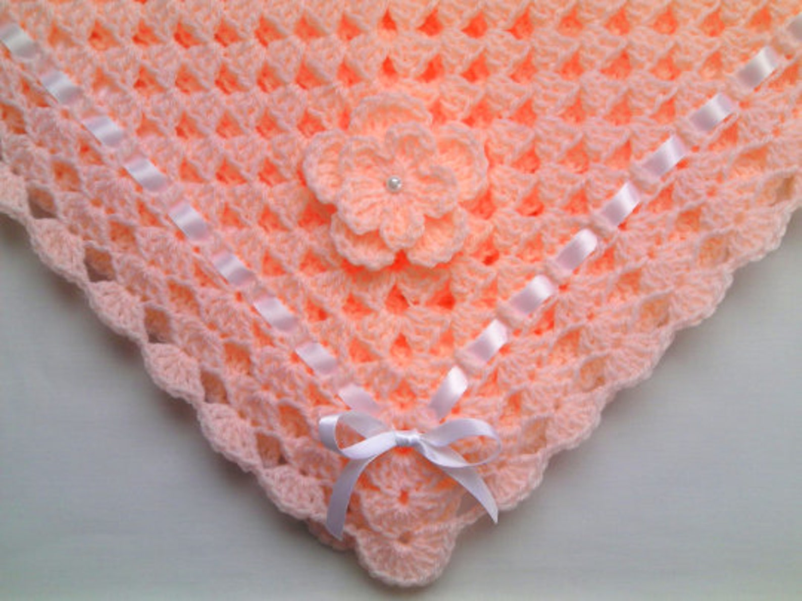 Crochet Pattern Baby Blanket Baby Blanket Crochet Pattern Etsy