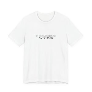 Minimalist Watch T Shirt | Chronograph Automatic Tee | Racing Watch Design | Clean Horology Shirt | Unisex Premium Cotton