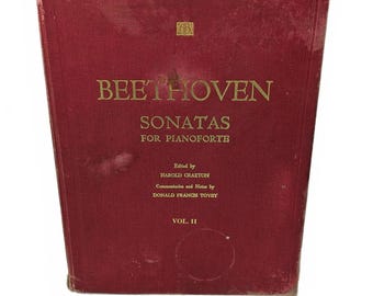 Sonatas de Beethoven para piano, volumen II, de la década de 1930, ABRSM, Craxton Tovey