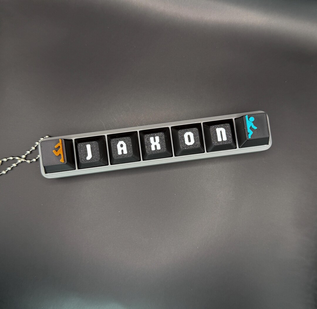 Name Clicker File Custom Name Clicker Keychain- Portal - Etsy