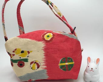 Borsa per il trucco giapponese, borsetta, giocattoli, kimono, tessuto, Kyoto