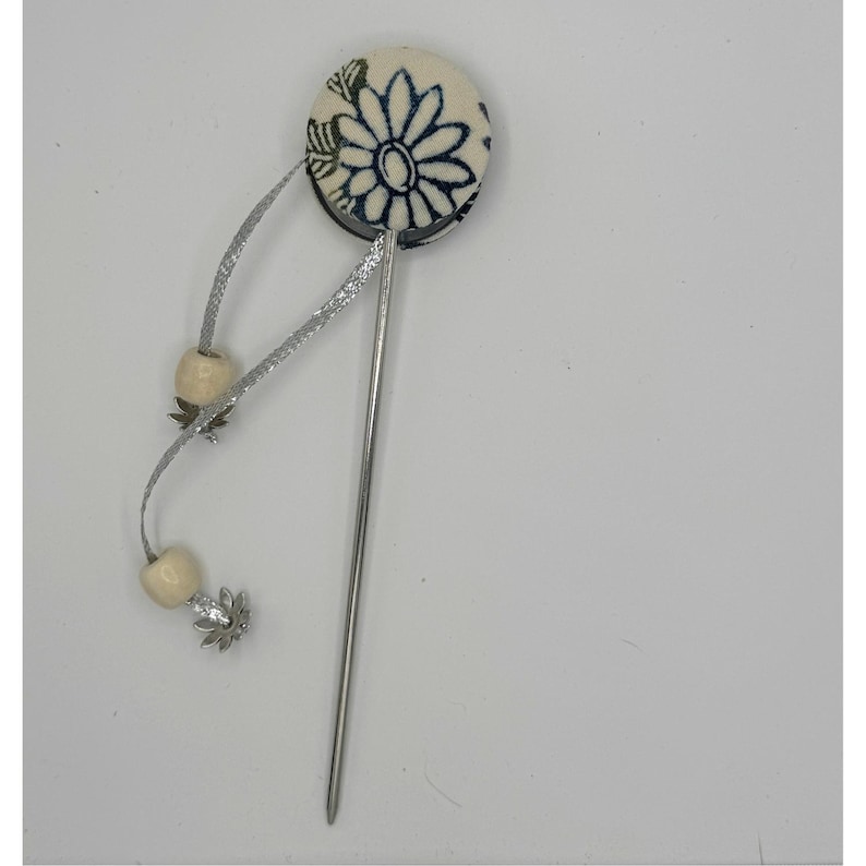 Kanzashi Hair Stick Japanese Kimono Silk Upcycled