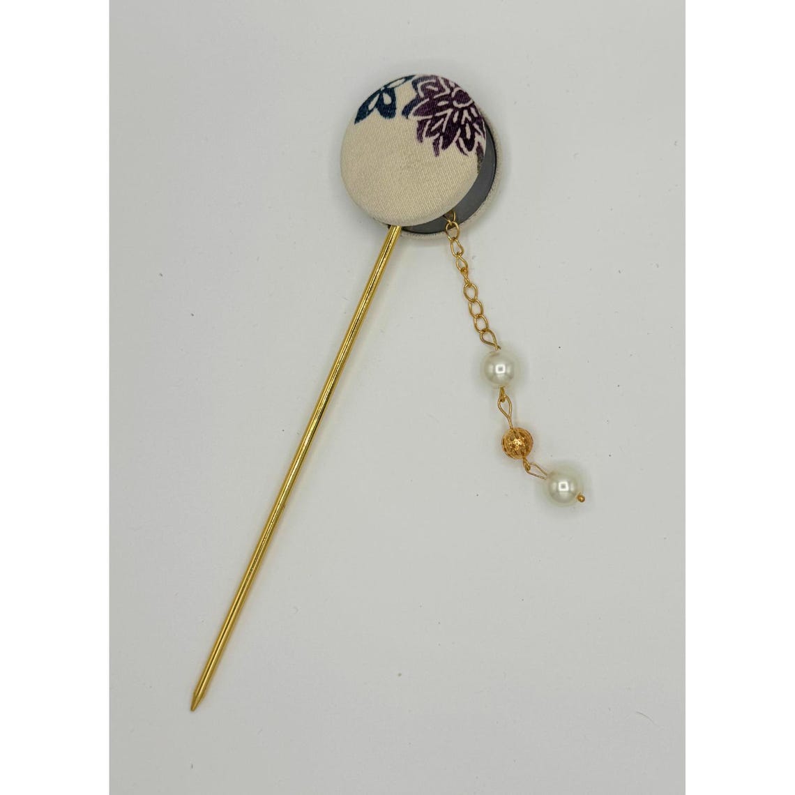Kanzashi Hair Stick Japanese Kimono Silk Upcycled