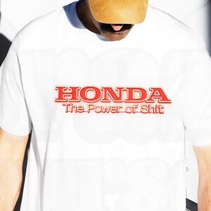 Funny JDM T-Shirt - The Power is Shit Parody Tee - Funny Racing Shirt for Honda Fans - F1 Fan Gift - Car Enthusiast GearFunny Streetwear