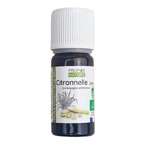 Huile Essentielle de Citronnelle De Java Bio 10ml