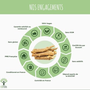 Bio-Ashwagandha-Pulver – Natürliches Superfood zum Stressabbau und zur Energiegewinnung für Ihren Körper Bild 3